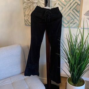 Sun and Shadow black flare pants